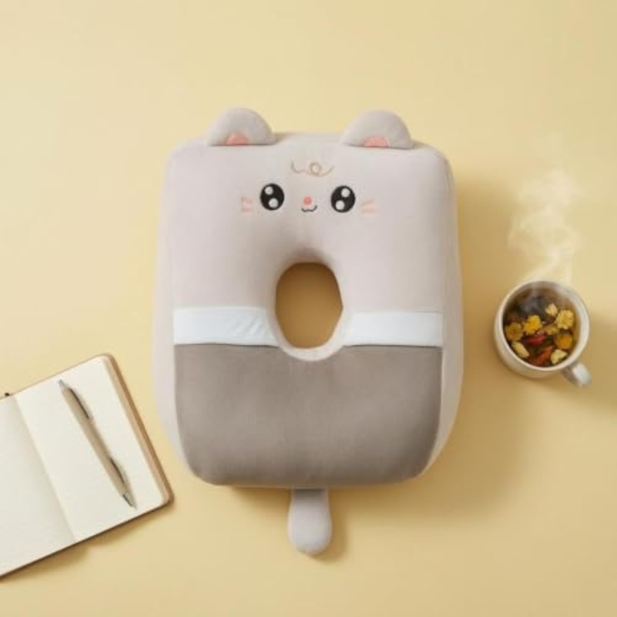 Stretchy Cat Support Pillow, Cute Design