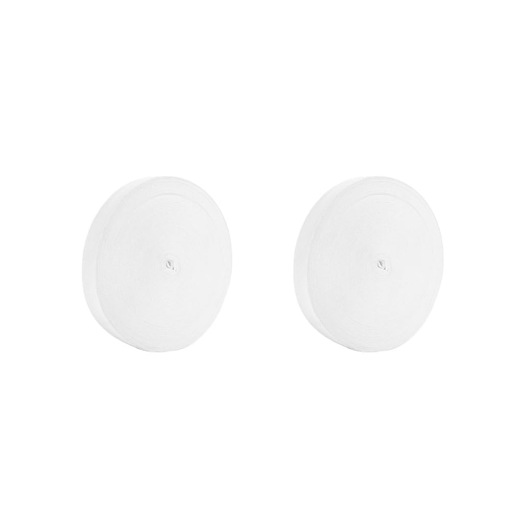 Cordon élastique de couture 25 mm blanc pour robe et pantalon de sport