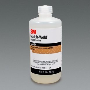 3M Scotch-Weld CA40H Instant Adhesive, 400-600 cps Viscosity, 1 lbs Bottle, Yellow