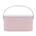 Produktbild Elibeauty LED-beleuchtete Spiegelabdeckung, Make-up-Organizer mit Spiegel, LED-Make-up-Spiegel, Reise-Make-up-Tasche, Organizer mit LED-Licht-Spiegel mit Griff (Pink)