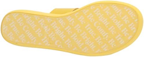 Hush Puppies Women's Brite Jells Slide Wedge Sandal, Sun Yellow, 10 | Image 3