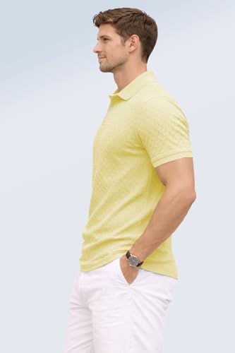 Image of TOPLOT Men's Polo T Shirt | Half Sleeve Design | Comfortable Fit Wear | Stylish Casual Look | Breathable Feel |Modern Style | Easy Movement | Casual & Everyday Wear (5244)