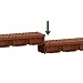 Canaleta desague con rejilla de plastico Spark 2 color Terracota Kit 5...