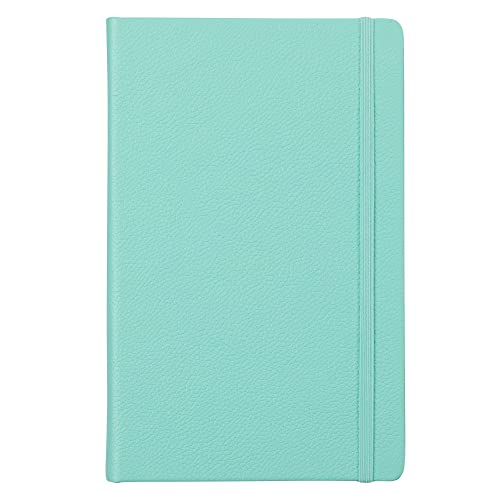 Journal en cuir de la collection Inspire bleu récif haut de gamme 240 pages