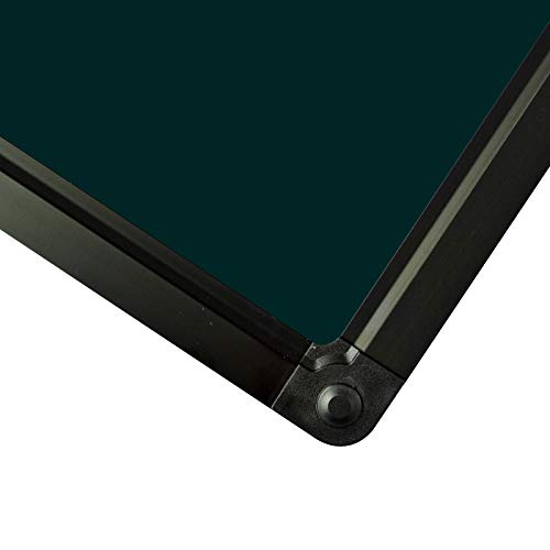 Large 60" X 40" Magnetic Chalkboard Black Board, Wall-Mounted Bulletin Blackboard, Aluminium Message Chalk Board For Office Home And School #TOP3