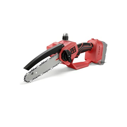 Mini Chainsaw for Milwaukee 18V Battery, Auto-Oiler, 8-Inch and 6-Inch 2-IN-1 Brushless Cordless Pruning Chainsaw,