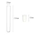 Glass Test Tubes with Rubber Stoppers 150mm x 20mm Pack of 10 and 1pcs Brush …