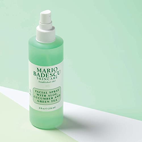 Image of Mario Badescu Facial Spray for All Skin Types, Face Mist that Hydrates and Restores Balance, Helps to Soothe the Skin Suitable for Men & Women, Travel Size