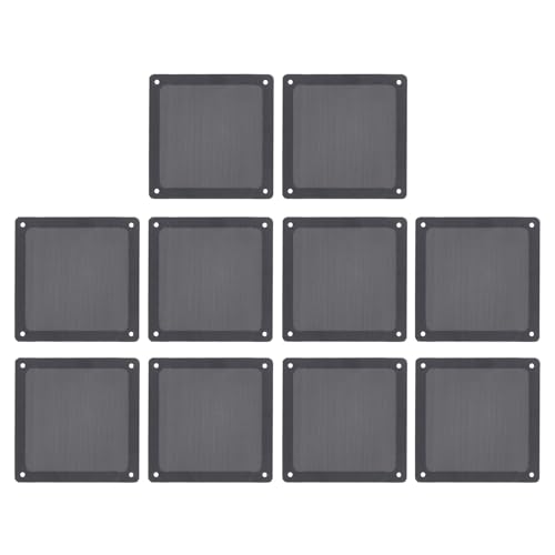 120 x 120mm DIY PC Case Dust Mesh Filter, [ 10 Pack ] PVC Soft Dust Filter Cover with Magnetic Frame, PC Case Cover