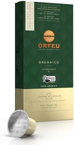Cápsulas Orfeu Orgânico Compatíveis Nespresso®* 10 Unidades