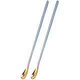 JOINPAYA 給餌スプーン 2個 爬虫類 小動物 餌やりツール ステンレス製 19cm 餌付け補助 ペット用品 爬虫類用品