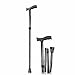 bastón plegable de aluminio extensible, ajustable Imagen de bastón plegable de aluminio extensible, ajustable