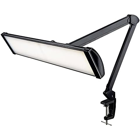 Neatfi 3,500 Lumens Ultra LED Touch Control Task Lamp, 45W Super Bright Desk Lamp, 26 Inches Wide Lamp, 5 Brightness Levels, Dimmable, Eye-Caring LED Lamp (Non-CCT, Black) Cover