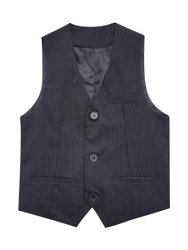 Toddler Kids Boy Jacket Sleeveless Waistcoat Vest with Pocket Coat Tops for Wedding Party3