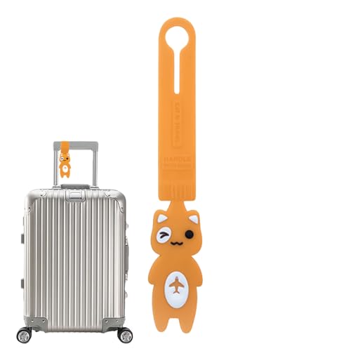 jamgeery Etiqueta Identificativa Para Equipaje,Etiqueta Para Equipaje Infantil Femenino | Identificador Con Diseño De Gato Y Reverso Para Personalizar Para Senderismo Gimnasio Viajes Camping Escuela