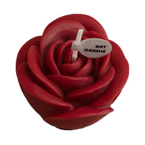 GTFYUDGH 1 vela de flores de 5,4 x 3,6 cm – Velas en forma de rosa, velas en forma de rosa, velas en forma de pétalos de rosa, velas hechas a mano, velas con forma de flor de soja