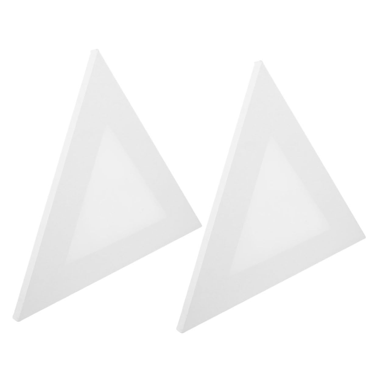 Lienzos de pintura triangulares blancos Lurrose de 2 piezas para arte