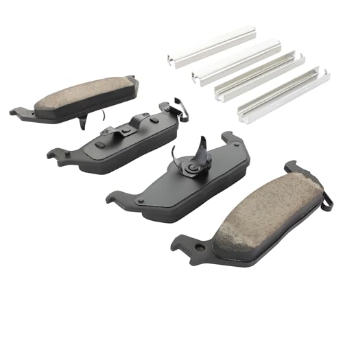 Image of QUALITY-BUILT Rear Ceramic Brake Pads, Premium 1001-1012C, Compatible with 2003-2014 Ford /Lincoln (F-150,F-250,Lobo,Mark LT)