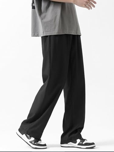 Image of dockstreet Men's /Unisex || Open Bottom || Stretchable || Drawstring Bottom Drawstring Pure Cotton Stretchable Baggy Jogger Pants