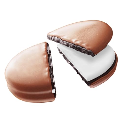 OREO Crunchies Dipped – 8 x 110 g – Knusprige Mini-Kakaokekse mit Crèmefüllung mit Vanillegeschmack, umhüllt von zarter Milchschokolade