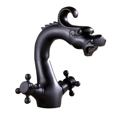 KIXZSAZ Grifo de agua con caño de alto para una fácil instalación en la cocina, grifo cobre para fregadero cocina, Gourmet, y baño