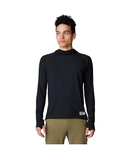 Mountain Hardwear Butter M Hoody vêtement outdoor thermique noir pour homme