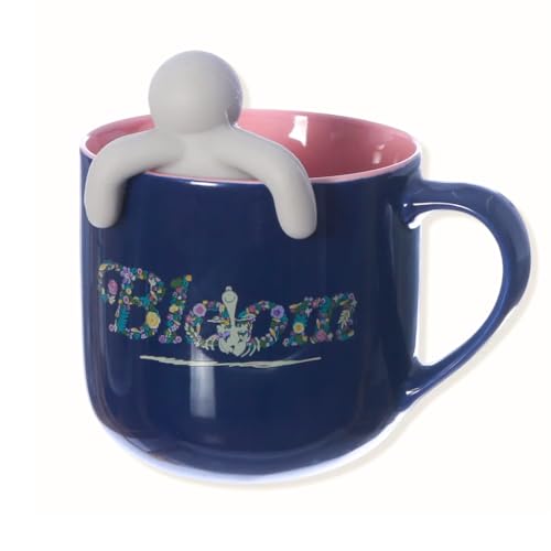 Caneca 350ml Com Infusor Para Chá Snoopy Bloom Zona Criativa