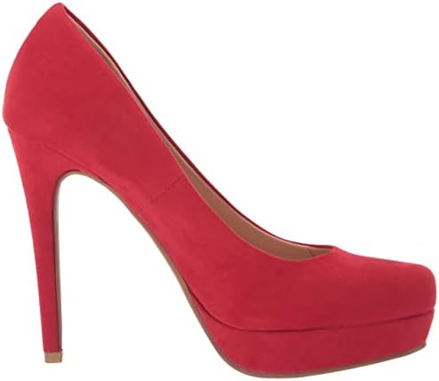 Chinese Laundry Women's Wonder Micro Sued Platform, Lollipop Red, 10 | Image 4