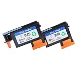 Code OEM : C4900A C4901A KOOILANG C4900A C4901A 940 Tête d\'impression HP940 pour HP Officejet Pro 8000 8500 8500A A809a A809n A811a A909a A909n A909g A910a (1 lot de 2 pièces)