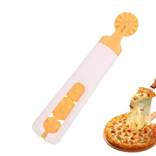 Lnhgh Slicer de pizza, rueda de corte de pizza, rodillo de rebanada de para hornear, lavavajillas de forma segura rodillo, rodillo de pizza de para el hogar y
