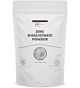 mGanna Zinc Bisglycinate Powder | 227g / 0.5 lbs | Pure &amp; Unflavored Mineral Supplement