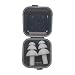 SEIWEI 1 Pair Silicone Earplugs Ear Plugs Anti Noise Snore Noise Reduction for for Swimming Working Sleeping Waterproof Christmas Tree Shape (White)