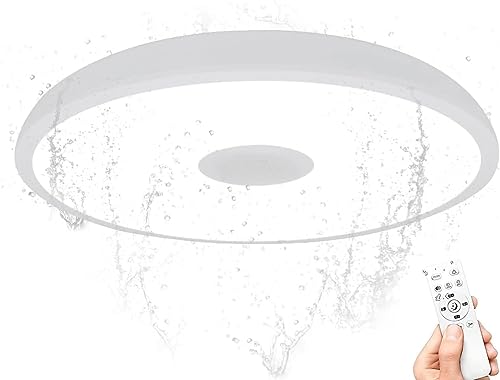 Plafonnier encastré avec haut-parleur Bluetooth Mendx pour salle de bain