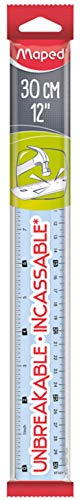 Maped - Maped Unbreakable Ruler, 30cm, Color Will Vary (245659)