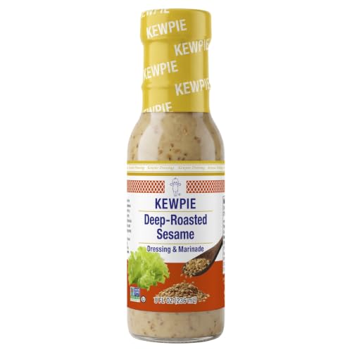 Kewpie Deep Roasted Sesame Dressing, Creamy Japanese Style Sauce, 8 fl oz