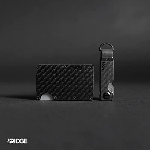 The Ridge Key Organizer - Compact Metallic Key Holder, Minimalist Innovative Keyholder, Smart Keychain Secures 2-6 Keys