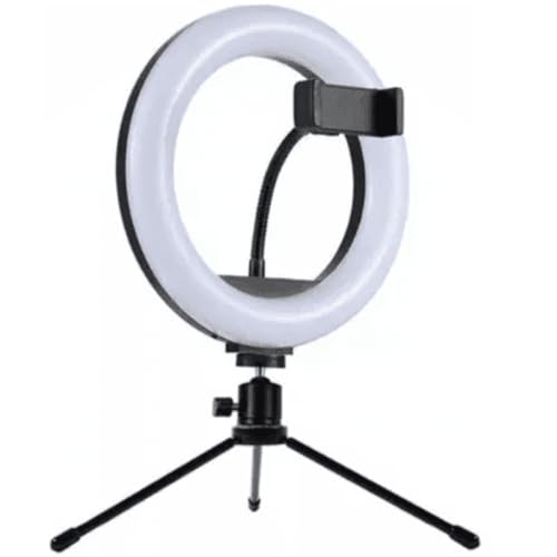 Ring Light De Mesa Iluminador De Led Com Ajuste de Intensidade Co...