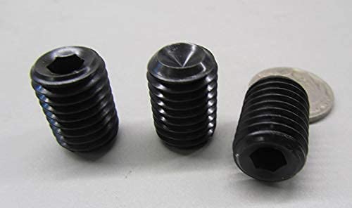 Alloy Steel Cup Point Set Screws M14 x 2 mm x 20 mm Length 15 pcs