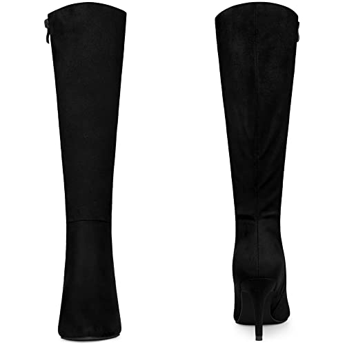 Perphy Pointed Toe Side Zip Stiletto Heel Tall Boot Thigh Knee High Boots for Women3