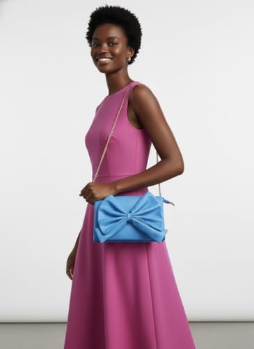 Image of Women's Bow Crossbody Bag - Shoulder Purse & Sling Handbag - Multi-Pocket Partitioned Side Bag with Adjustable Strap for Party, Wedding & Casual