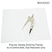 Westcott Nickel-Plated Ball Bearing Compass with Pencil, Back-to-School, School Supplies, Classroom Supplies, Draws Circles up to 13 Inches in Diameter