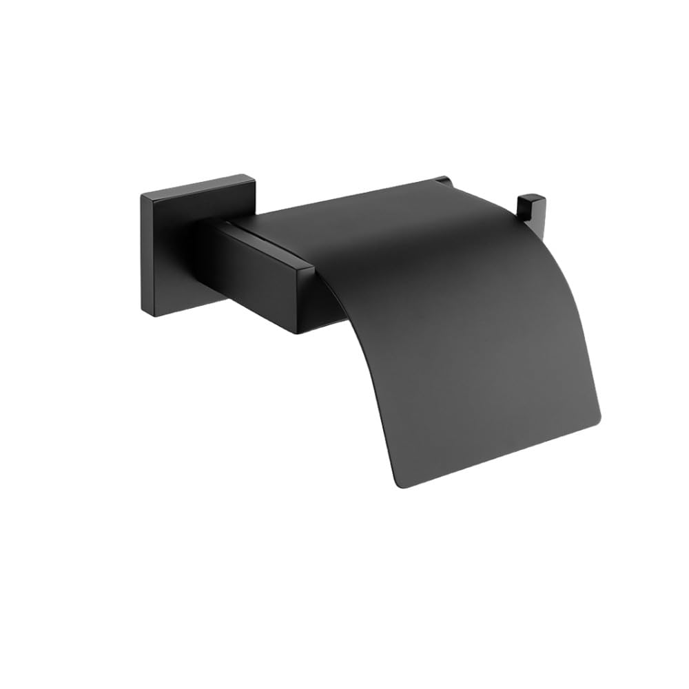 Juego de Accesorios de baño de Oro Cepillado Soporte para Rollo de Papel higiénico para Montaje en Pared Toallero Percha para Batas Kit de Accesorios de Acero Inoxidable, Soporte para Papel, 1