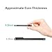 Auskang Slim Powerbank 2500mAh mit Type-C Kabel, Ultraleicht und Ultra Dünn Handy Externer Akku - Wie eine Kreditkartengröße, Kompatibel mit iPhone 15-Serie, Samsuang, Xiaomi etc