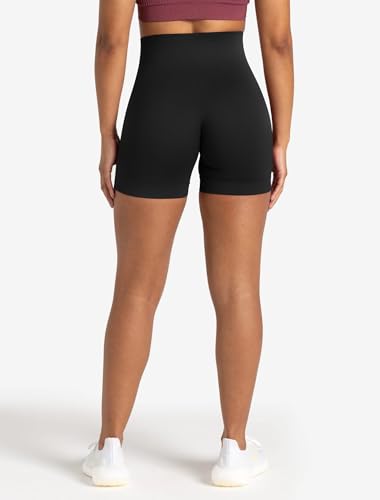 OQQ Women 2 Piece Shorts Butt Lifting High Waist Tummy Control Yoga Athletic Workout Shorts4