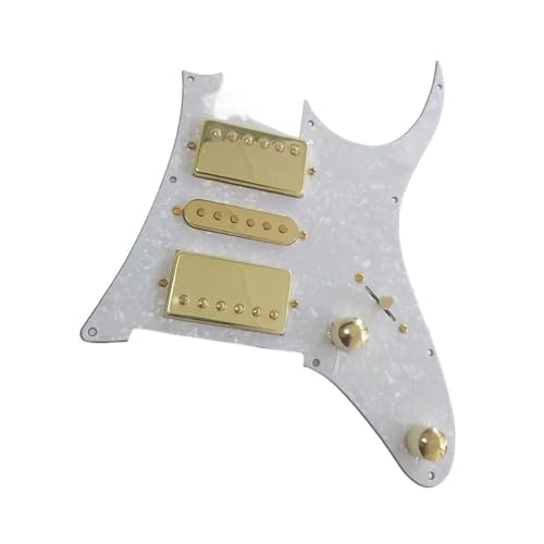 エレキギター ピックガード ピックアップ ロ アルニコ 5 ハムバッカーピックアップ RG ギター HSH 配線済みピックガードセットエレキギター用交換部品