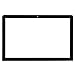 OLVINS Front LCD Verre écran A1278 Remplacement pour MacBook Pro 13'' A1278 2009-2012