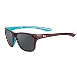 Berkley Ber005 Sunglasses Ber005 Polarized Women's Fishing Sunglasses, Gloss Chocolate Turquoise/Smoke