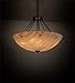 Meyda Tiffany 201532 Transitional Eight Light Inverted Pendant from Madison Collection in Mahogany Bronze Finish, 36.00 inches