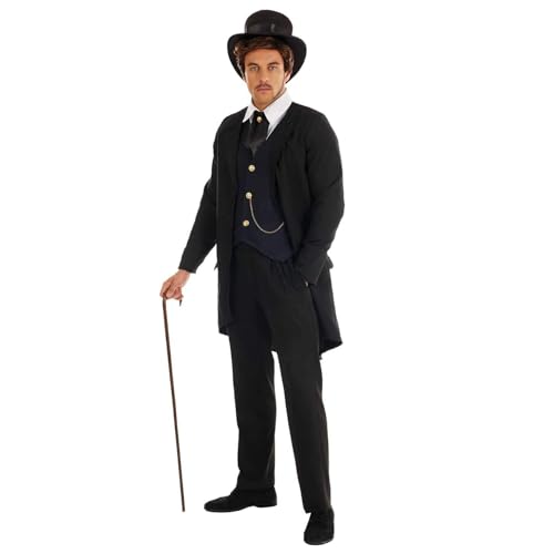 fun shack Men's Victorian Costume, Colonial Tailcoat...