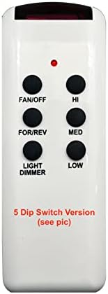 Timing Wireless Intelligent Universal Ceiling Fan Light Remote Control English E - Foto 9